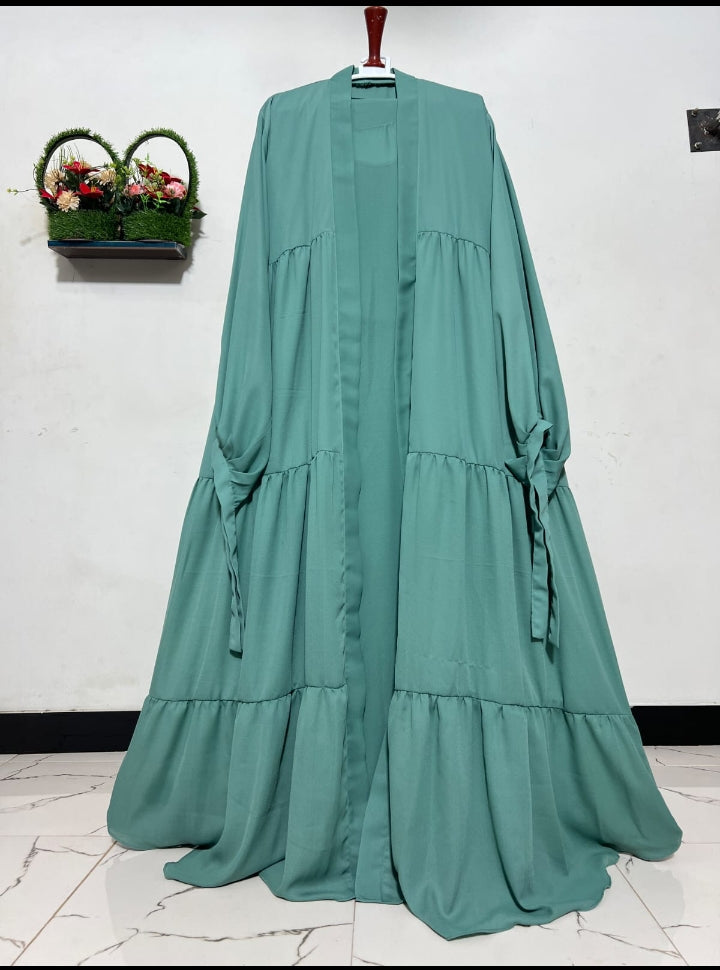 4 Piece Gather Abaya
