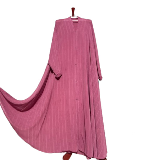 Zari chiffon umbrella Abaya